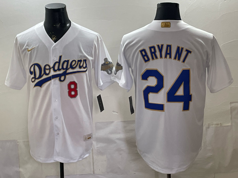 Men Los Angeles Dodgers #24 Bryant white Game 2026 Nike MLB Jersey 0401003->->MLB Jersey